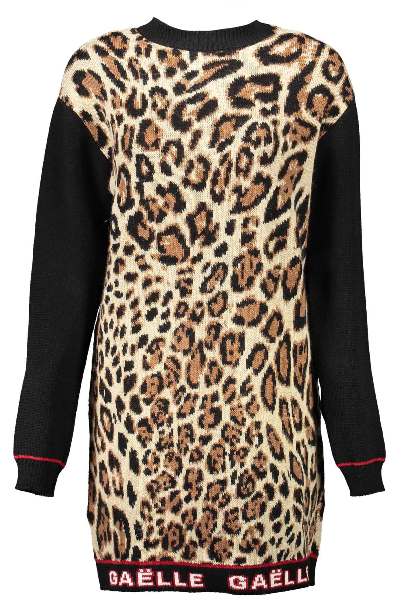 gaelleparisabitocortodonnabeige_1 GAELLE PARIS BEIGE WOMAN SHORT DRESS - Image 1