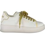 GAELLE PARIS WHITE WOMEN'S SPORTS SHOES