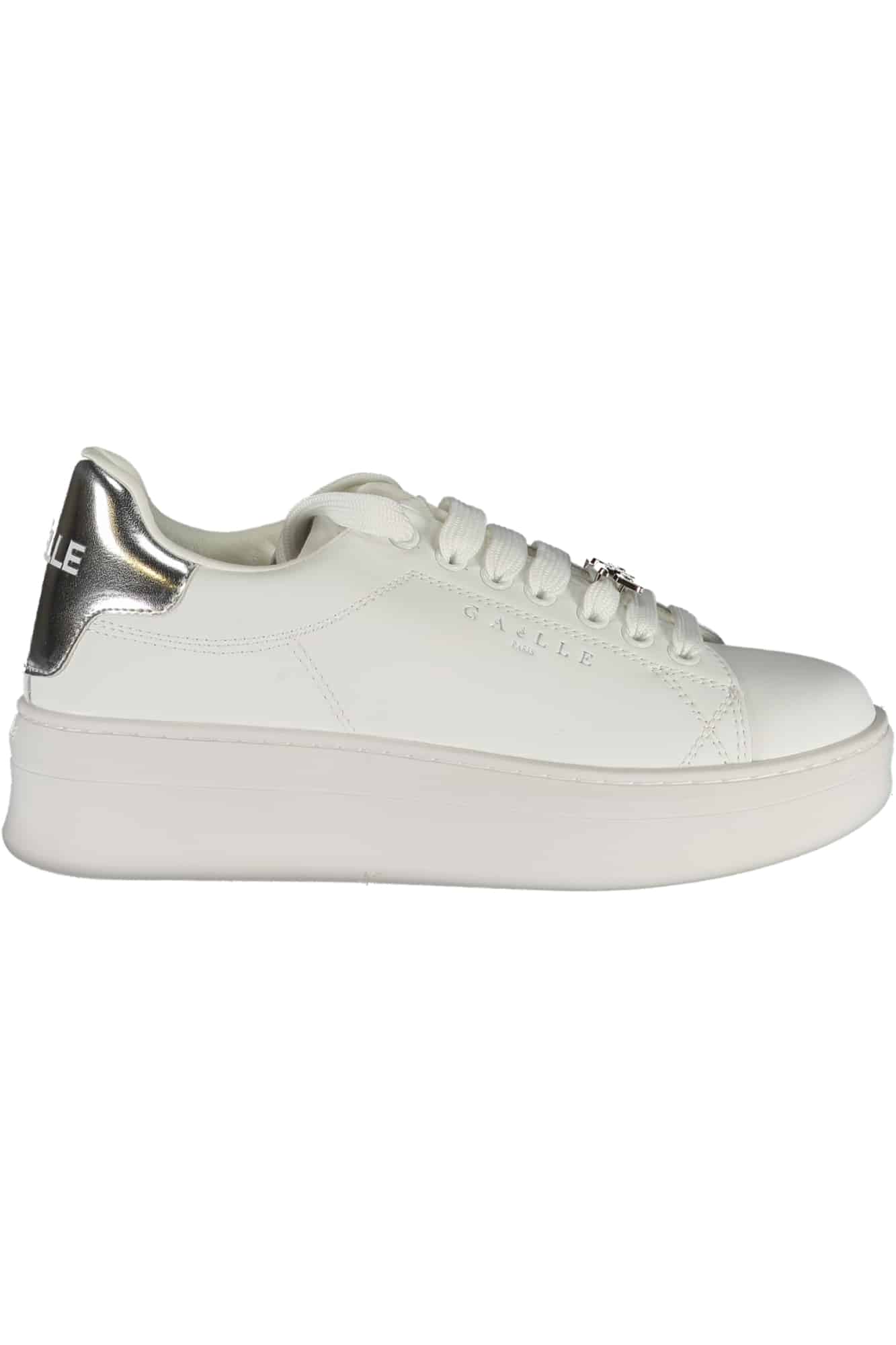 gaellepariscalzaturasportivadonnabianco_1 GAELLE PARIS WHITE WOMEN'S SPORTS SHOES - Image 1