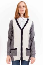 GANT CARDIGAN WOMEN GREY