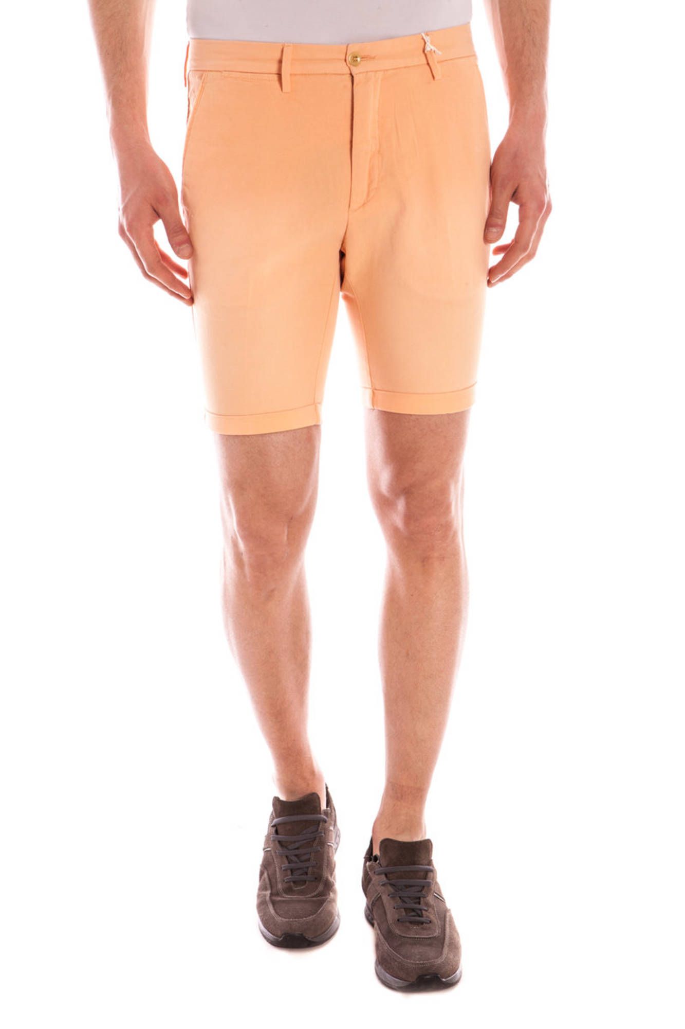 gantpantalonebermudauomoarancio_1 GANT ORANGE MEN'S BERMUDA TROUSERS - Image 1