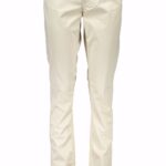 GANT WOMEN'S BEIGE TROUSERS