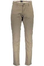 GANT MEN'S BEIGE TROUSERS
