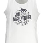 GIAN MARCO VENTURI MEN'S WHITE TANK TOP