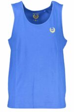 GIAN MARCO VENTURI MEN'S BLUE TANK TOP