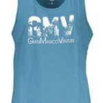 GIAN MARCO VENTURI MEN'S BLUE TANK TOP
