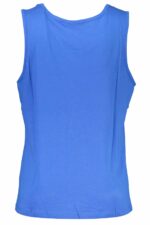 GIAN MARCO VENTURI MEN'S BLUE TANK TOP - Image 2