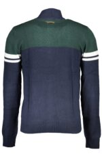 GIAN MARCO VENTURI BLUE MEN'S CARDIGAN - Image 3