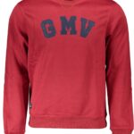 GIAN MARCO VENTURI MEN'S RED ZIP-OUT SWEATSHIRT