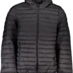 GIAN MARCO VENTURI BLACK MEN'S JACKET