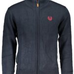 GIAN MARCO VENTURI MEN'S BLUE SWEATER