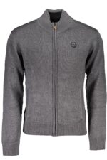GIAN MARCO VENTURI MEN'S GRAY SWEATER