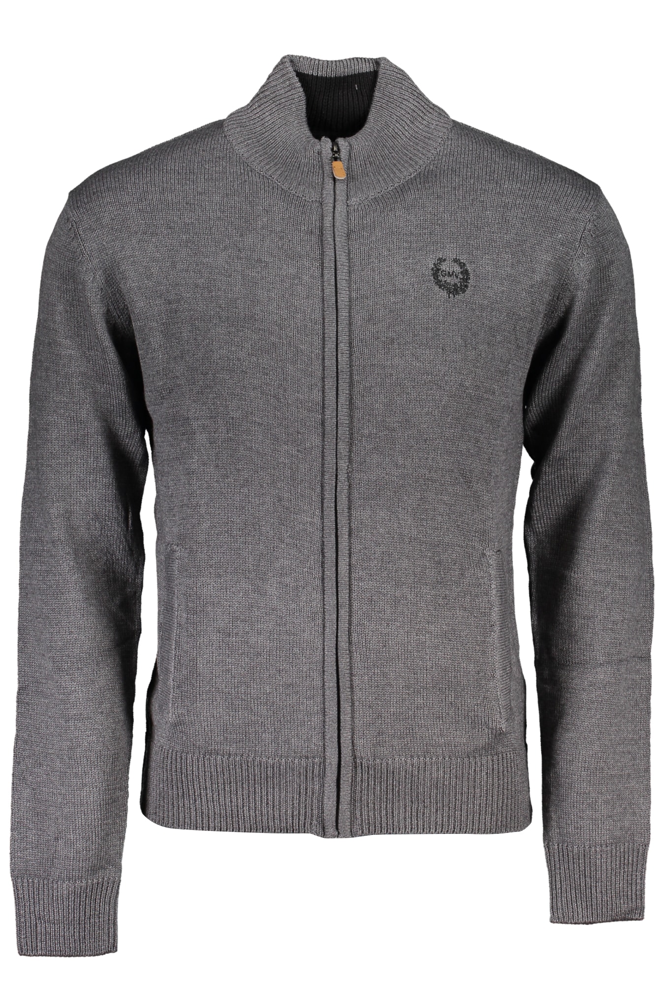 gianmarcoventurimagliauomogrigio_1 GIAN MARCO VENTURI MEN'S GRAY SWEATER - Image 1