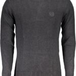 GIAN MARCO VENTURI MEN'S GRAY SWEATER