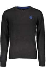GIAN MARCO VENTURI MEN'S BLACK SWEATER