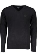 GIAN MARCO VENTURI MEN'S BLACK SWEATER