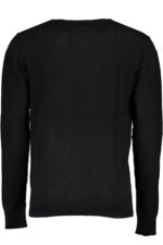GIAN MARCO VENTURI MEN'S BLACK SWEATER - Image 2