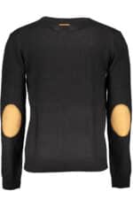 GIAN MARCO VENTURI MEN'S BLACK SWEATER - Image 2
