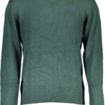 GIAN MARCO VENTURI MEN'S GREEN SWEATER