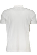 GIAN MARCO VENTURI MEN'S SHORT SLEEVE POLO WHITE - Image 2