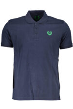 GIAN MARCO VENTURI MEN'S SHORT SLEEVE POLO BLUE