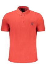 GIAN MARCO VENTURI MEN'S RED SHORT SLEEVED POLO SHIRT