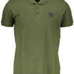 GIAN MARCO VENTURI MEN'S SHORT SLEEVE POLO GREEN