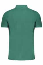GIAN MARCO VENTURI GREEN MEN'S SHORT SLEEVED POLO SHIRT - Image 2
