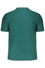 GIAN MARCO VENTURI GREEN MEN'S SHORT SLEEVED POLO SHIRT - Image 2