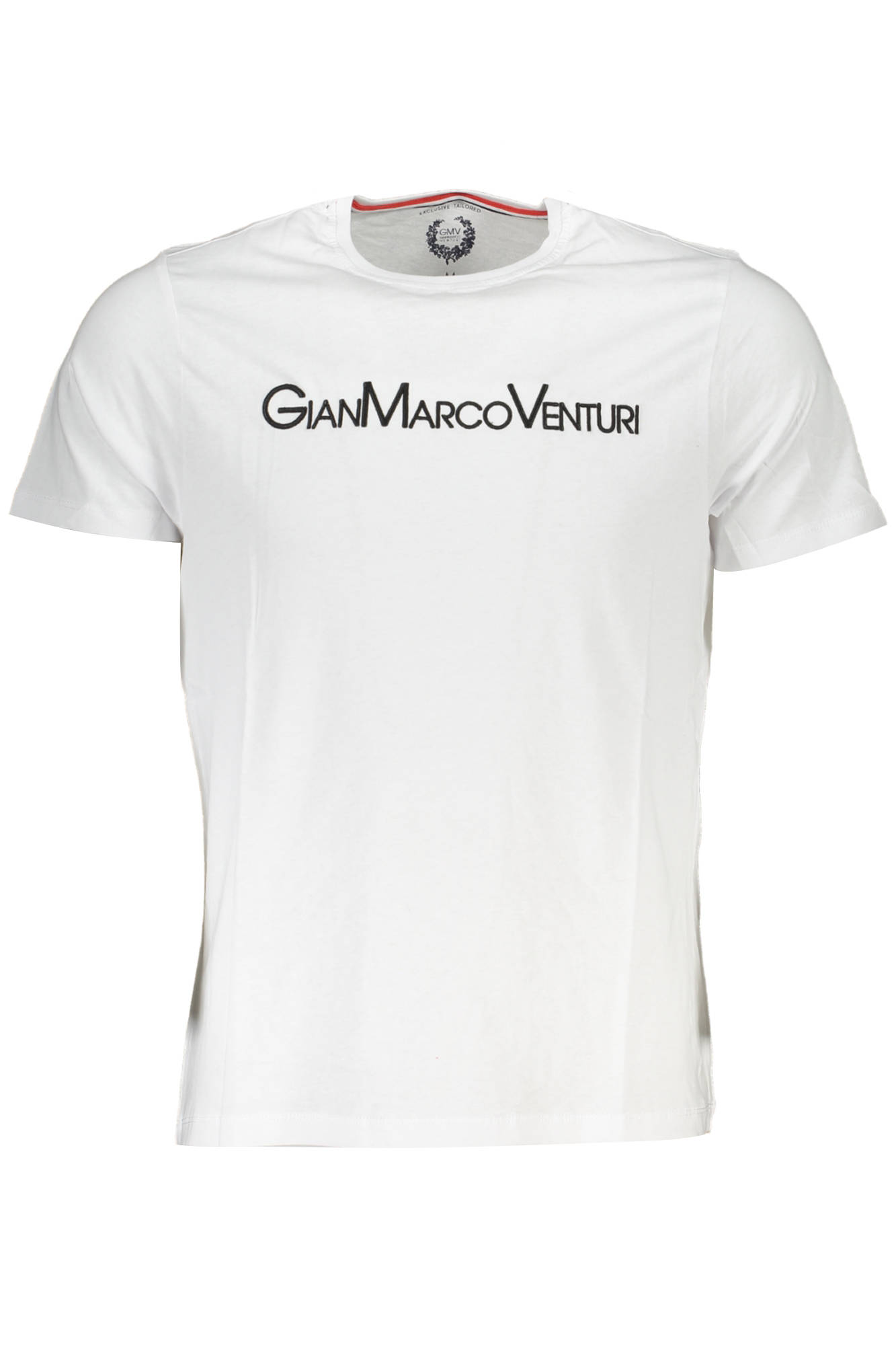 gianmarcoventurit-shirtmanichecorteuomobianco_1 GIAN MARCO VENTURI MEN'S SHORT SLEEVE T-SHIRT WHITE - Image 1