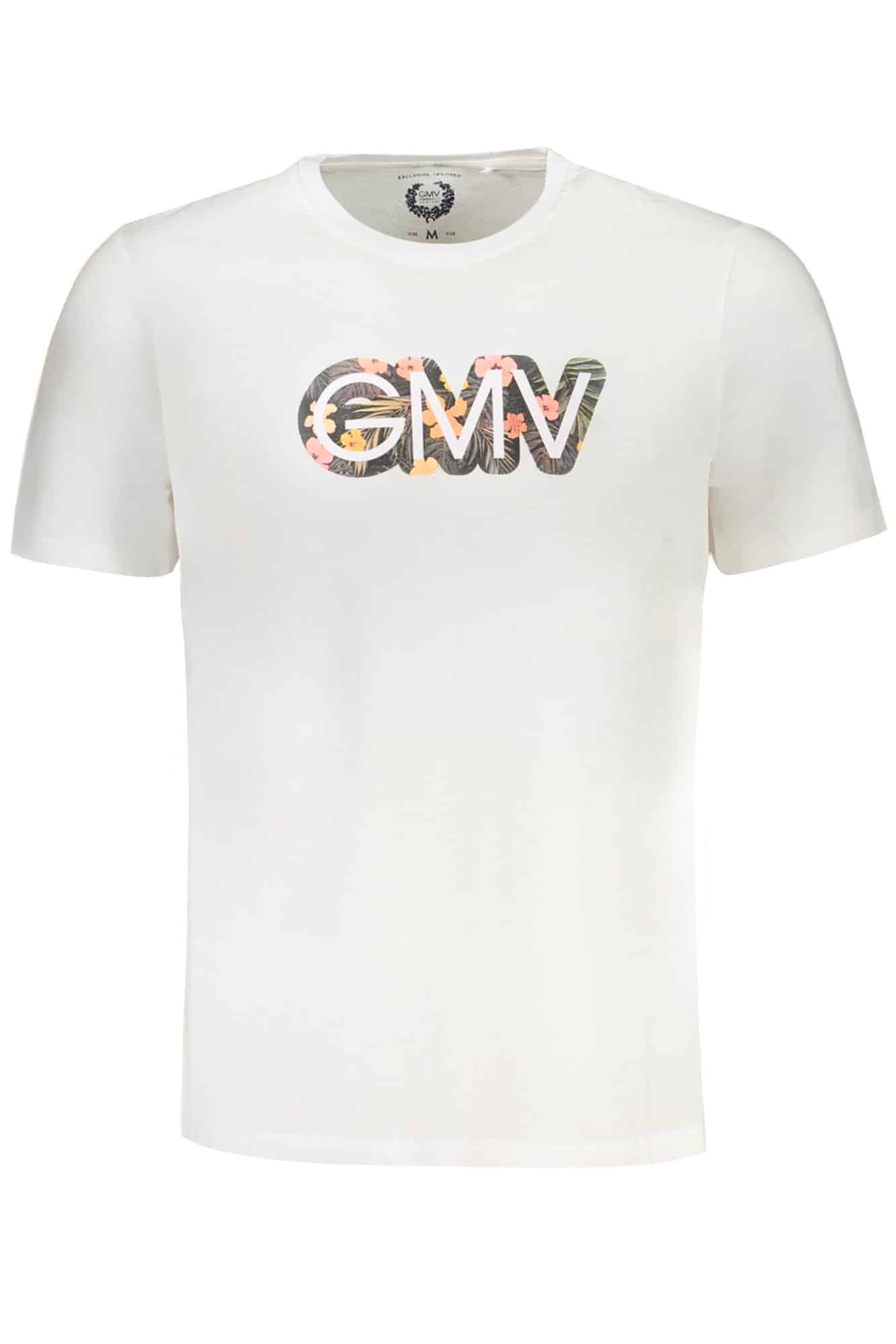 gianmarcoventurit-shirtmanichecorteuomobianco_1 GIAN MARCO VENTURI MEN'S SHORT SLEEVED T-SHIRT WHITE - Image 1