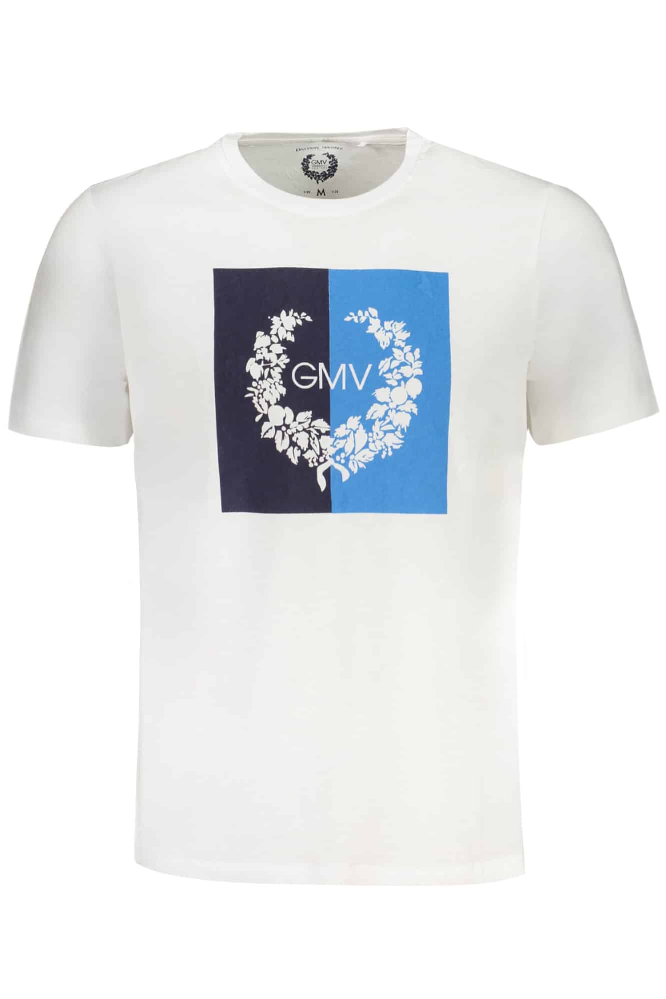 gianmarcoventurit-shirtmanichecorteuomobianco_1 GIAN MARCO VENTURI MEN'S SHORT SLEEVED T-SHIRT WHITE - Image 1