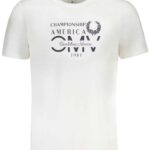 GIAN MARCO VENTURI MEN'S SHORT SLEEVED T-SHIRT WHITE