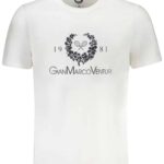 GIAN MARCO VENTURI MEN'S SHORT SLEEVED T-SHIRT WHITE