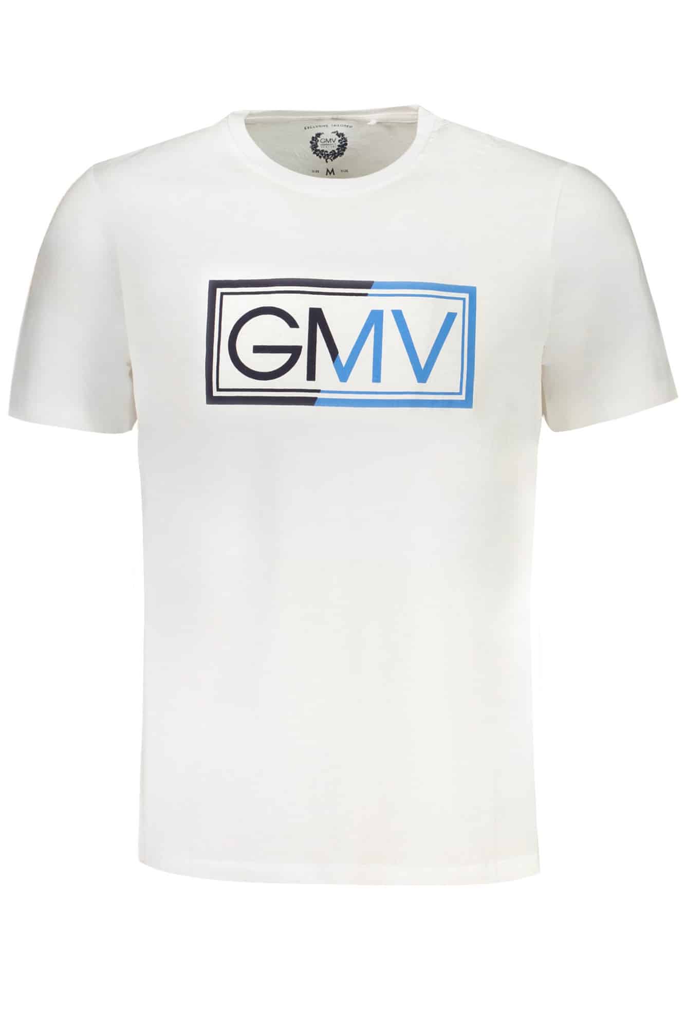 gianmarcoventurit-shirtmanichecorteuomobianco_1 GIAN MARCO VENTURI MEN'S SHORT SLEEVED T-SHIRT WHITE - Image 1