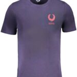 GIAN MARCO VENTURI MEN'S SHORT SLEEVED T-SHIRT BLUE