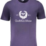 GIAN MARCO VENTURI MEN'S SHORT SLEEVED T-SHIRT BLUE