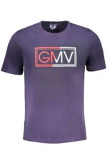 GIAN MARCO VENTURI MEN'S SHORT SLEEVED T-SHIRT BLUE