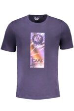 GIAN MARCO VENTURI MEN'S SHORT SLEEVED T-SHIRT BLUE