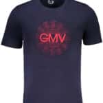 GIAN MARCO VENTURI MEN'S SHORT SLEEVED T-SHIRT BLUE