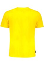 GIAN MARCO VENTURI YELLOW MEN'S SHORT SLEEVED T-SHIRT - Image 2