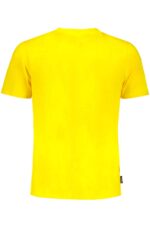GIAN MARCO VENTURI YELLOW MEN'S SHORT SLEEVED T-SHIRT - Image 2
