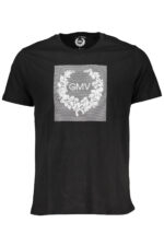 GIAN MARCO VENTURI MEN'S SHORT SLEEVE T-SHIRT BLACK