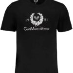 GIAN MARCO VENTURI MEN'S SHORT SLEEVED T-SHIRT BLACK