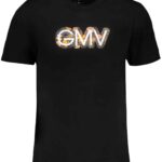 GIAN MARCO VENTURI MEN'S SHORT SLEEVED T-SHIRT BLACK