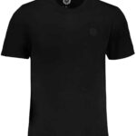 GIAN MARCO VENTURI MEN'S SHORT SLEEVED T-SHIRT BLACK