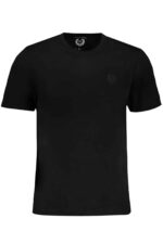 GIAN MARCO VENTURI MEN'S SHORT SLEEVED T-SHIRT BLACK