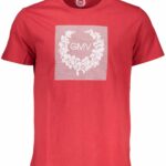 GIAN MARCO VENTURI MEN'S SHORT SLEEVE T-SHIRT RED