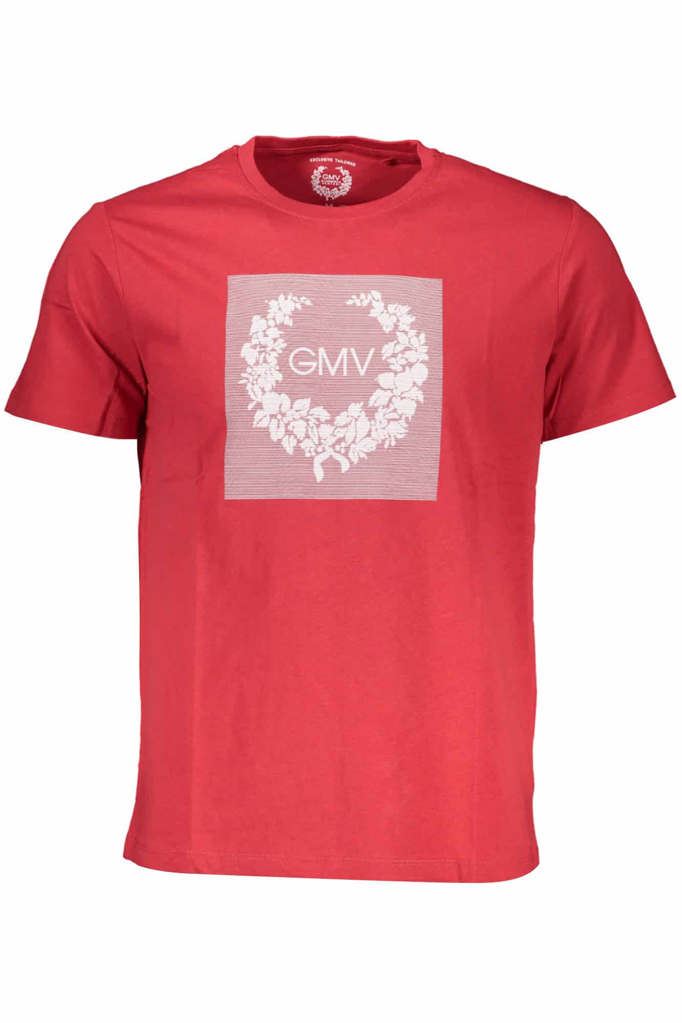 gianmarcoventurit-shirtmanichecorteuomorosso_1 GIAN MARCO VENTURI MEN'S SHORT SLEEVE T-SHIRT RED - Image 1