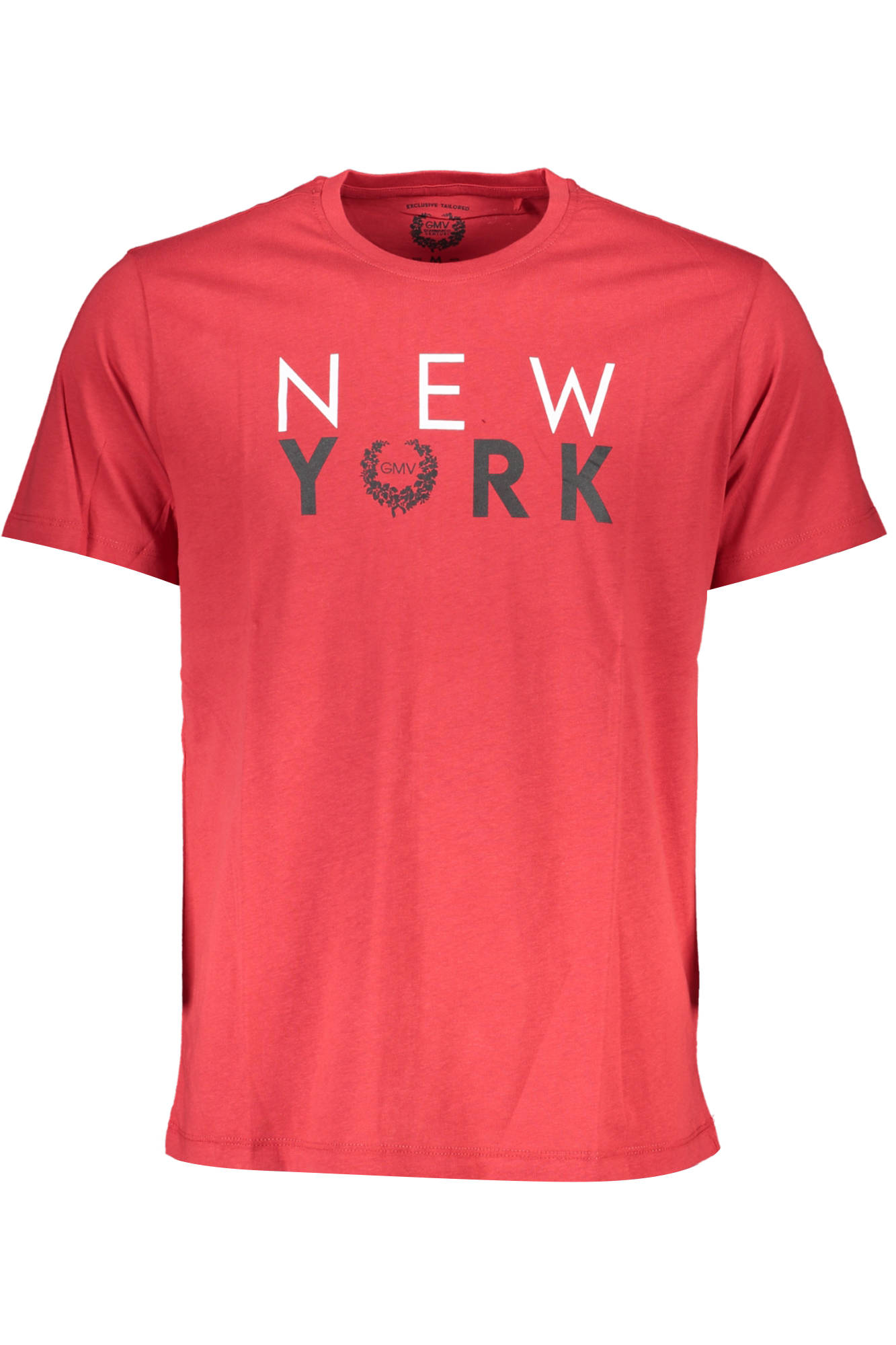 gianmarcoventurit-shirtmanichecorteuomorosso_1 GIAN MARCO VENTURI MEN'S SHORT SLEEVE T-SHIRT RED - Image 1